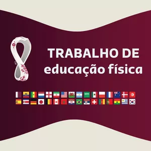 Imagem de capa para o Curso online Tema Album Copa 2022 - Template de PowerPoint