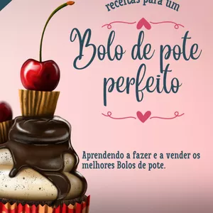 Imagem de capa para o Ebook Bolo de Pote Perfeito