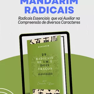 Imagem de capa para o Ebook 2 9  R A D I C A I S do Mandarim de U M  e D O I S  Traços I L U S T R A D O