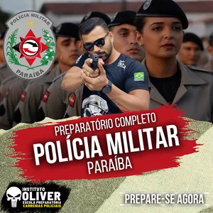 Imagem de capa para o Curso online 👮‍♂️POLÍCIA MILITAR da Paraíba 2.0 👮‍♂️ PM-PB 2.0 - Instituto Óliver 