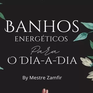 Imagem de capa para o Ebook Banhos energéticos para o dia-a-dia.