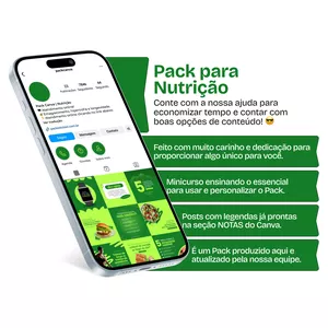 Imagem do curso Pack Canva - Nutrição