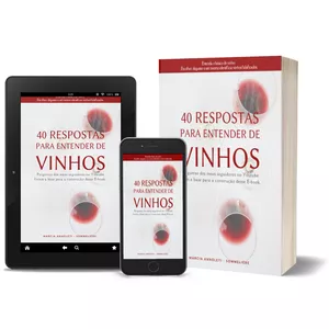 Imagem de capa para o Ebook  O Básico do Vinho em 40 Respostas