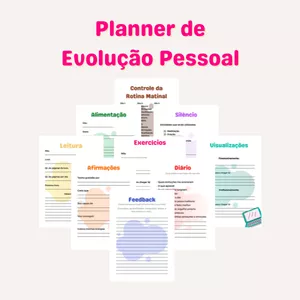 Imagem de capa para o Curso online Planner de Evolução Pessoal