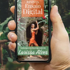 Imagem de capa para o Ebook Revista ensaio digital - Larissa Alves