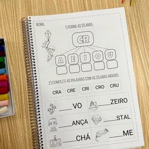 Imagem de capa para o Ebook  ATIVIDADES SÍLABAS COMPLEXAS