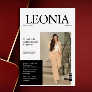 Imagem de capa para o Curso online Revista Harmonização Corporal editável no Canva 