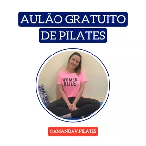 Imagem de capa para o Curso online Aulão de Pilates Gratuito - Turma II