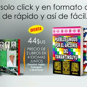 Imagen de portada para Curso online Proyecto Paraíso y Pueblos unidos 2 libros en 4 idiomas (Español, Ingles, Portugués, Quechua)