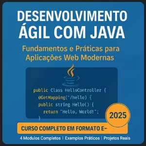 Imagem de capa para o Ebook Desenvolvimento Ágil com Java