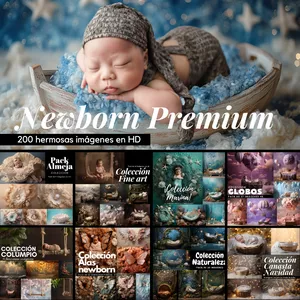 Imagen de portada para Curso online PACK NEWBORN PREMIUM 250 IMÁGENES FULL HD