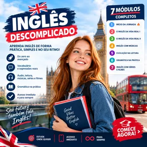 Imagem do curso Curso de Inglês Descomplicado