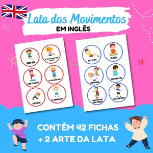 Imagem de capa para o Curso online LATA DOS MOVIMENTOS INGLÊS