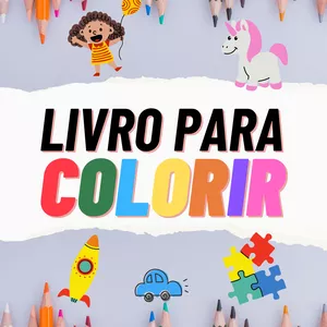 Imagem de capa para o Ebook Livro para Colorir