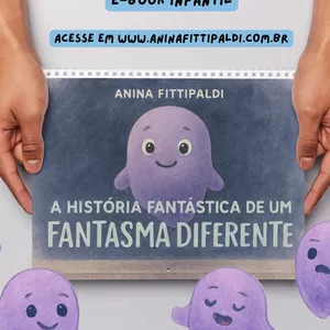 Imagem de capa para o Ebook E-book A História Fantástica de um Fantasma Diferente