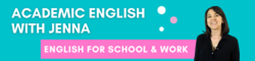 Academic English with Jenna logo
