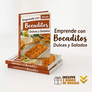 Imagen de portada para Curso online Emprende con Bocaditos Dulces y Salados