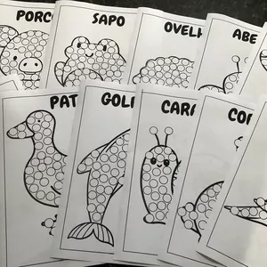 Imagem de capa para o Ebook 🎨 Pintura sensorial Animais