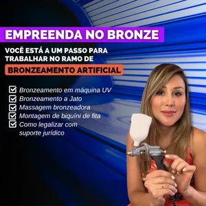 Imagem de capa para o Curso online Empreenda no bronze: Curso completo de BRONZEAMENTO ARTIFICIAL