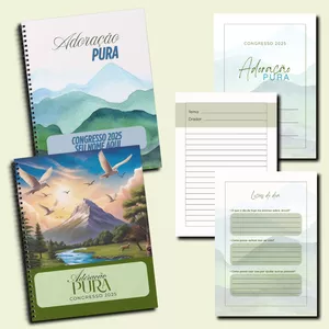 Imagem de capa para o Ebook Caderno Monte Congresso JW 2025