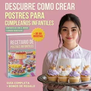 Imagen de portada para Ebook RECETARIO DE POSTRES MÁGICOS PARA FIESTAS INFANTILES 