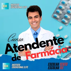 Imagem de capa para o Curso online 	Atendente de Farmácia