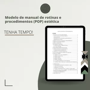 Imagem de capa para o Curso online Modelo de manual de rotinas e procedimentos (POP) estética 