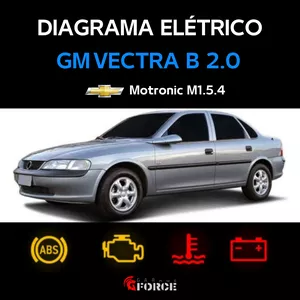 Imagem de capa para o Ebook DIAGRAMA ELÉTRICO - GM VECTRA B 1997/