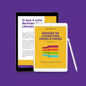 Imagem de capa para o Ebook Revisão de Literatura Passo a Passo