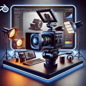 Imagen de portada para Curso online Cinefotografía publicitaria en Blender: Técnicas visuales en 3D
