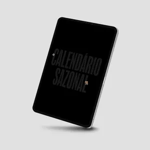Imagem de capa para o Ebook Calendário Sazonal 2021