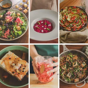 Imagem de capa para o Curso online VEGETAIS: Cozinha com CRIATIVIDADE por Natalia Lacerda (@natgastronomia)