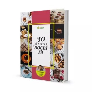 Imagem de capa para o Ebook EBOOK 30 RECEITAS DE DOCES FIT!