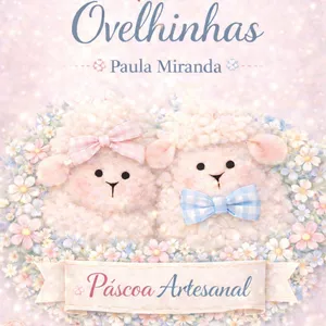 Imagem de capa para o Ebook Papelaria Ovelhinhas de Páscoa 