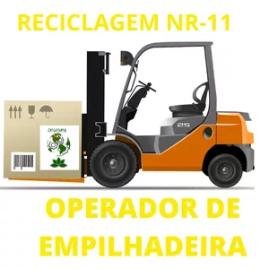 Imagem do curso RECICLAGEM NR-11 OPERADOR DE EMPILHADEIRA