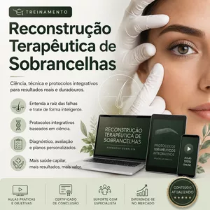 Imagem do curso Reconstrução terapêutica de sobrancelhas