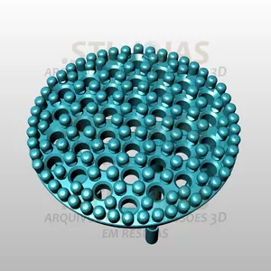 Imagem de capa para o Curso online BRINCO CRAVEJADO Arquivo para impressão 3D. Formato STL