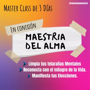 Imagen de portada para Curso online Maestria del Alma