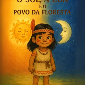 Imagem de capa para o Ebook O sol, a lua e o povo da floresta 