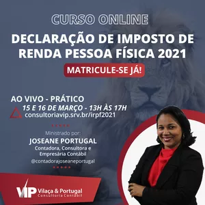 Imagem do curso Declaração do Imposto de Renda da Pessoa Física - IRPF 2021