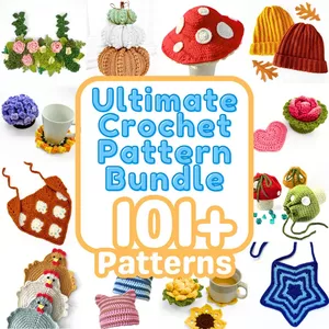 Cover image for Ebook 101+ Crochet Patterns (+ Lifetime Updates)
