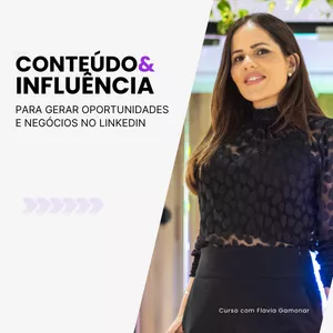 Imagem de capa para o Curso online Formação em conteúdo e influência com foco em LinkedIn