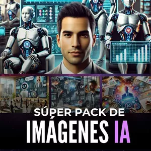 Imagen de portada para Curso online Súper pack de imágenes IA