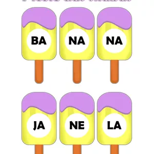 Imagem de capa para o Ebook Picolé das sílabas