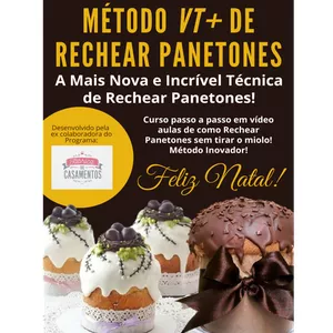 Imagem de capa para o Curso online Método VT+ de Rechear Panetones