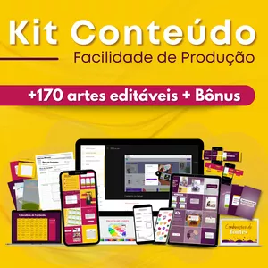 Imagem de capa para o Curso online Kit Conteúdo - Artes Editáveis no Canva + Bônus Especiais