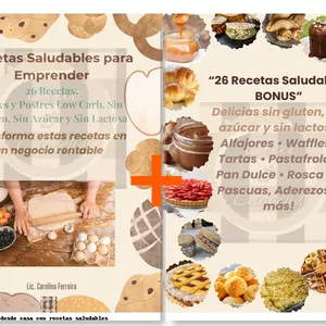Imagen de portada para Curso online Guía para Emprender desde casa con 26 recetas saludables + Bono de recetas festivas!