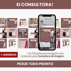 Imagem de capa para o Curso online PACK PARA CONSULTORA DE IMAGEM