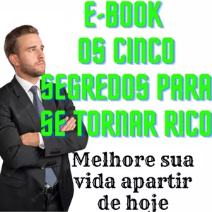 Imagem do curso E-book os 5 segredos para se tornar rico.