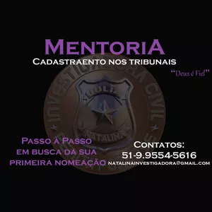 Imagem de capa para o Ebook Mentoria Cadastramento Tribunal de justiça